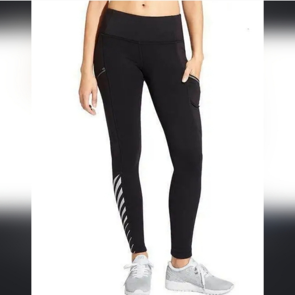Athleta Fleece Lined Reflective Powerlift Tight 2.0 Leggings